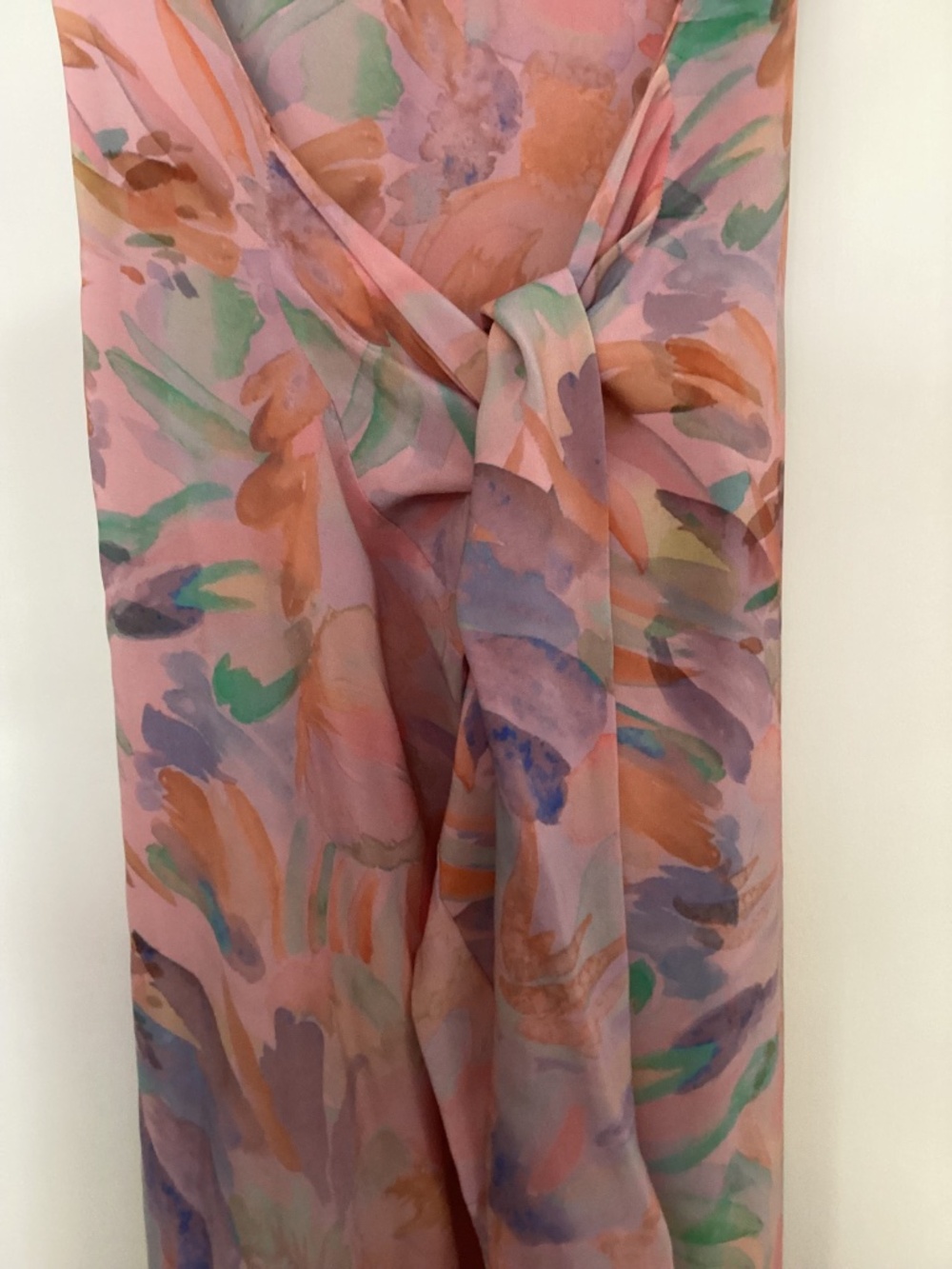 ANNTIAN lovely simple Print Silk Floral One Size Fits Most NWT - Picture 3 of 10